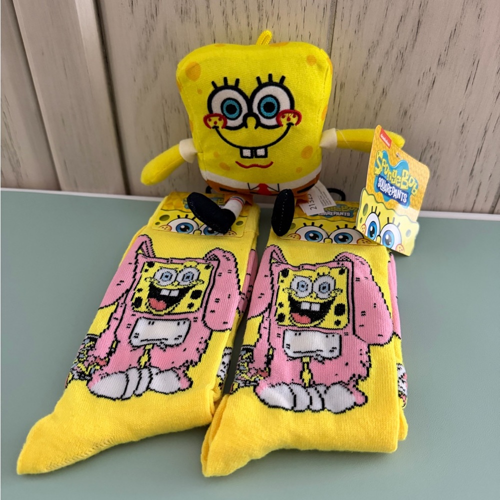 SpongeBob Plush Toy & Socks Set